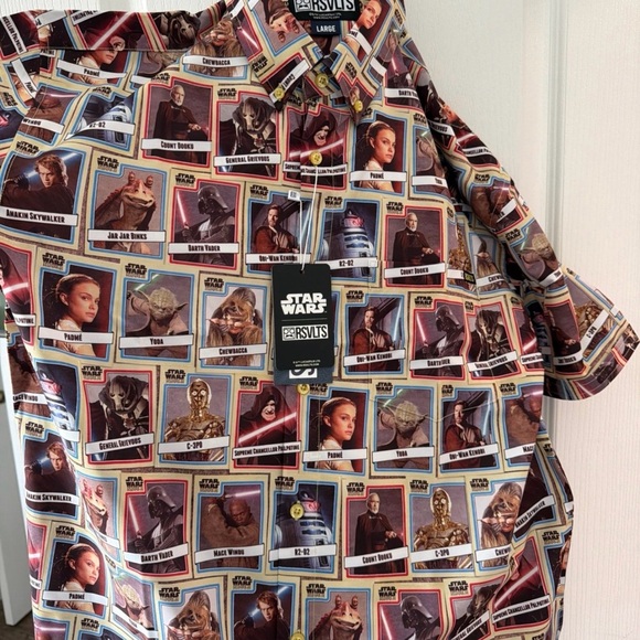 Star Wars Other - Collectible Star Wars Character Print Shirt - Multicolor